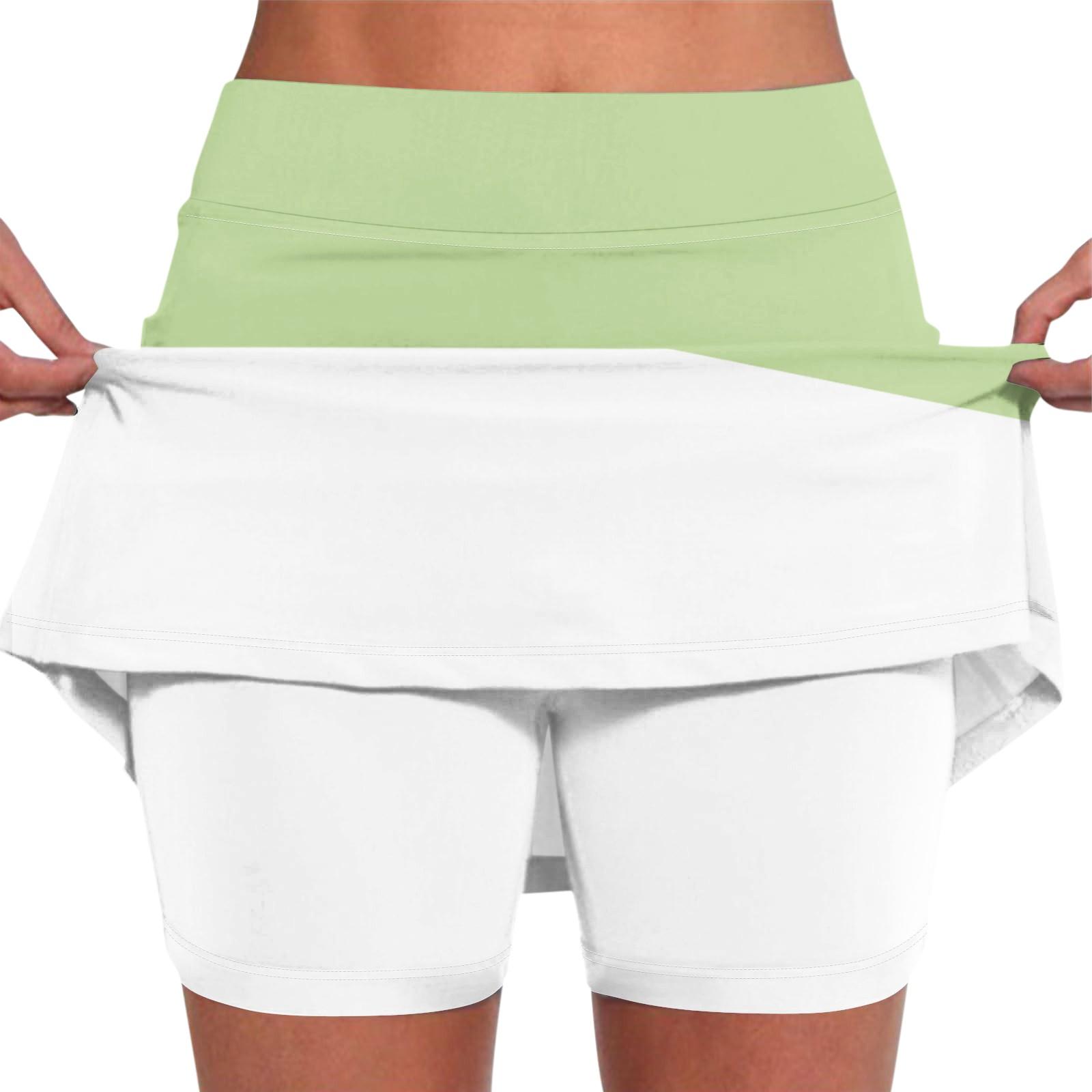 

Женские эластичные брюки для йоги, спортивные шорты с принтом, легкая юбка с высокой талией и карманами XL