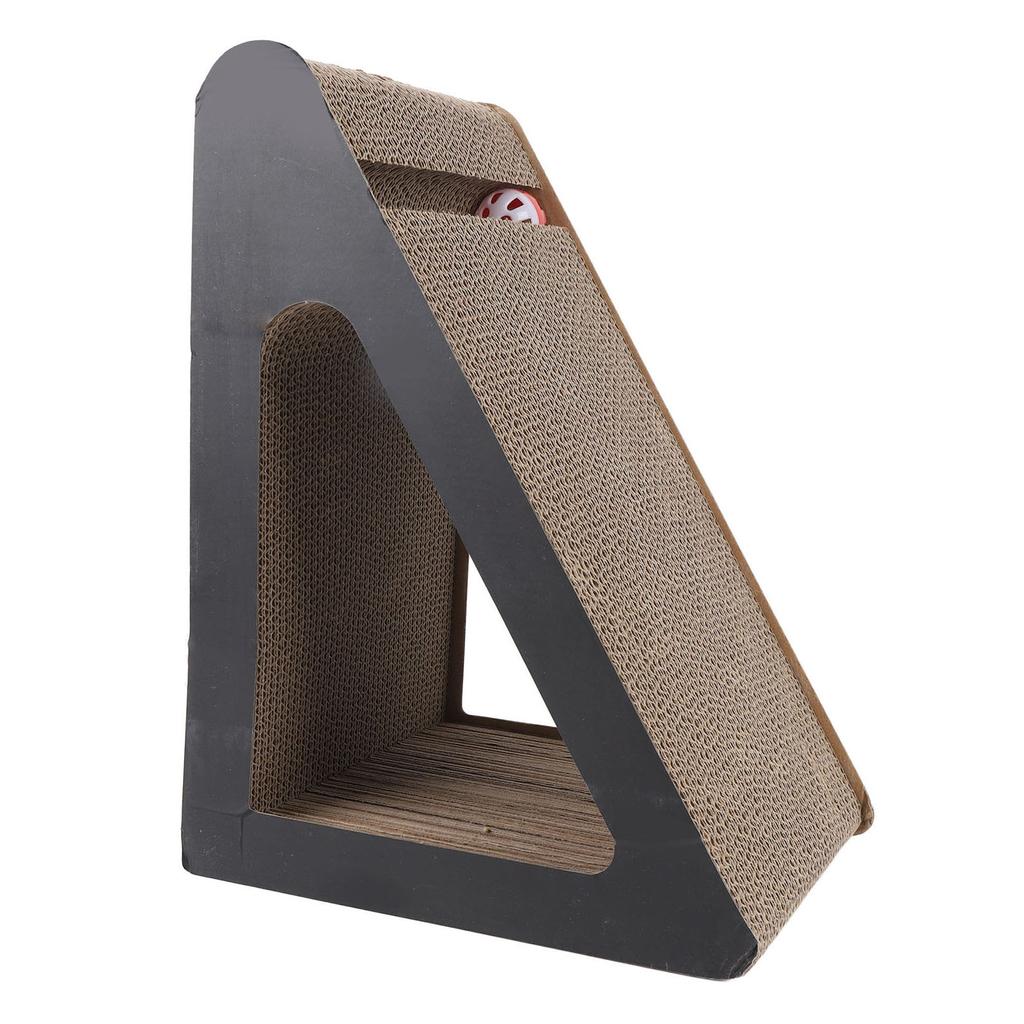 Cat Scratching Board Triangle Vertical Shape Corrugated Paper Cardboard Cat Cat Scratcher for Grindi