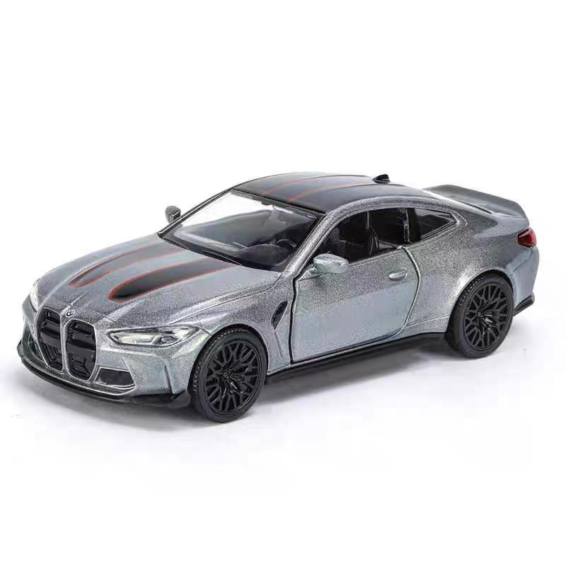 5-tommers metallbilsimulering Utsøkt Diecast & Lekebil BMW M4 CSL Coupe RMZ city 1:36 legeringsmodellgaver til barn