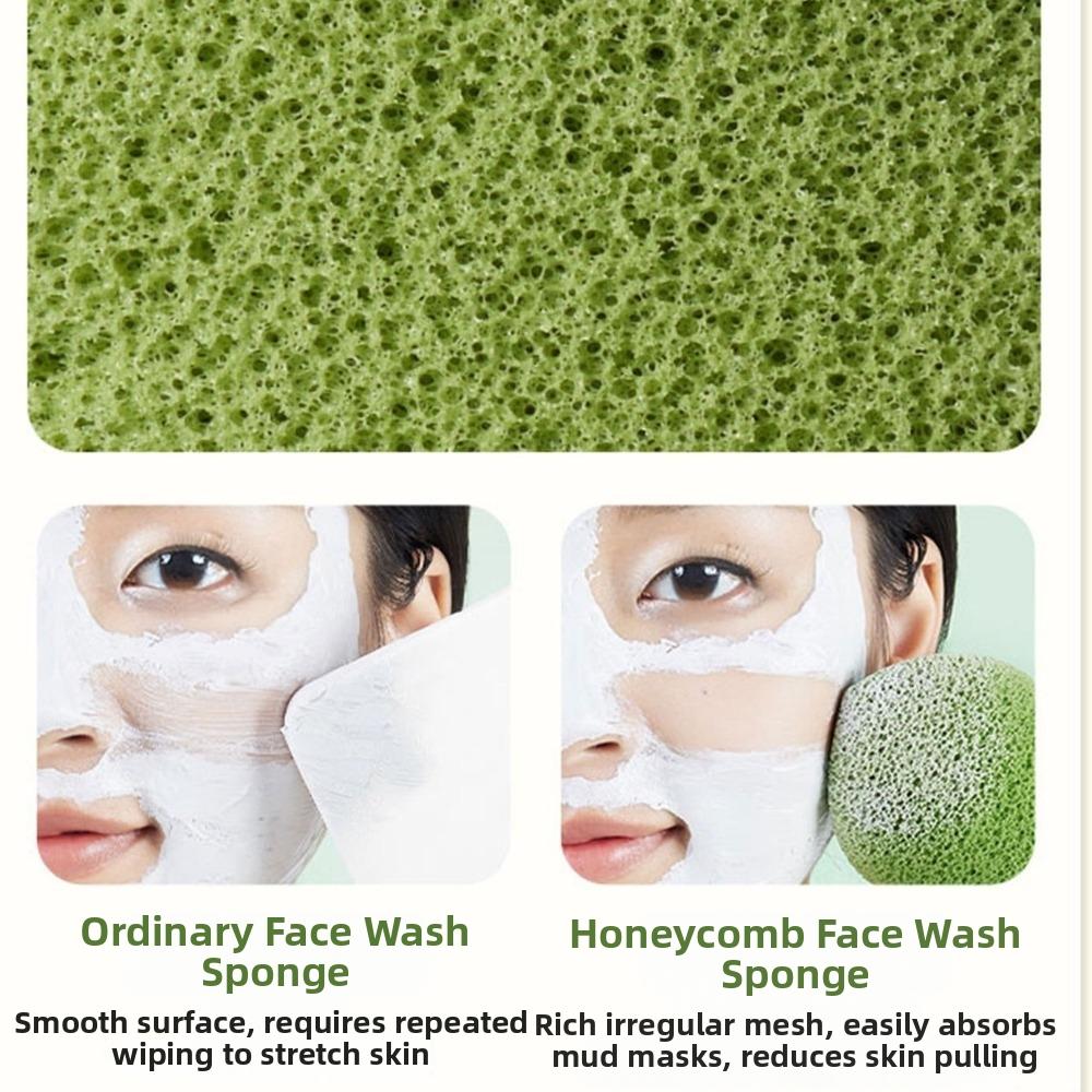 Thick Exfoliating Cleansing Puff Reusable Sponge Blackhead Removal Sponge Foam Sponge Deep Clean Face Wash Sponge