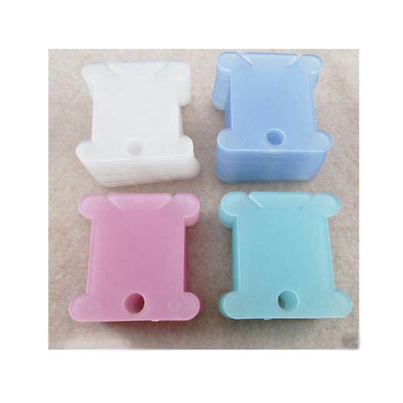 

25/50/100/250 шт. пластиковая резьбовая пластина, инструмент для вышивки крестом, хлопчатобумажная проволока, набор намоточных листов, много цветов на выбор white 100pcs