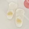 Female Summer Thin Color Matching Shallow Mouth Invisible Non Slip Heel Socks
