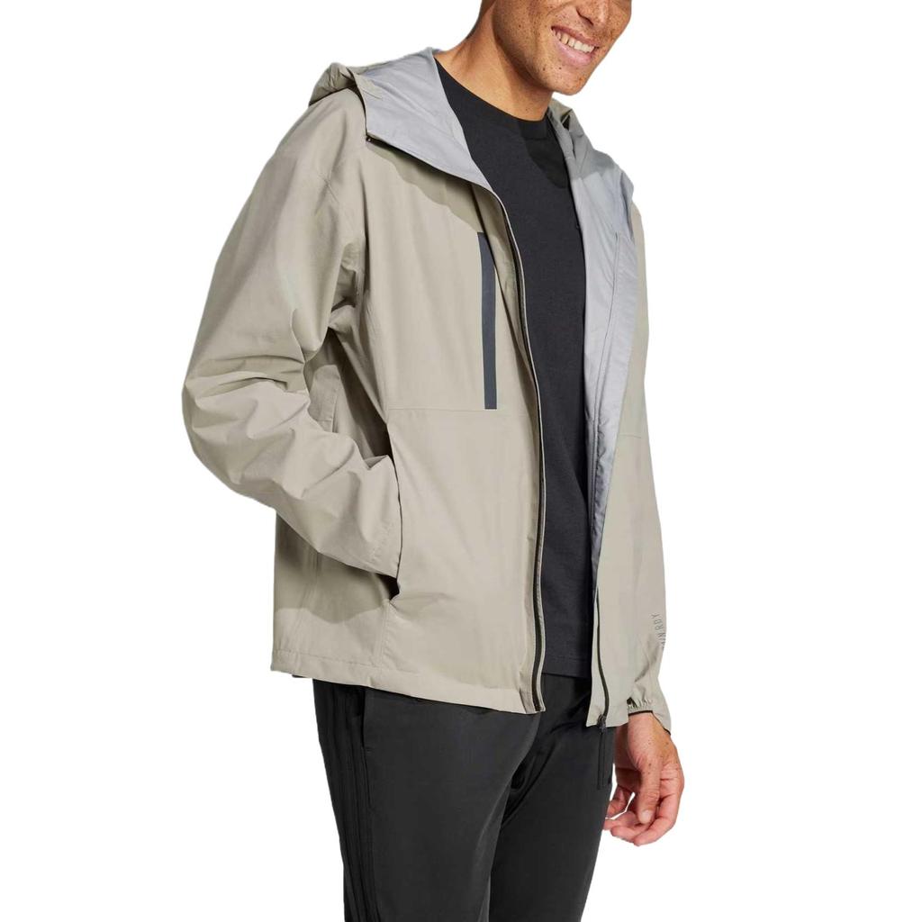 Adidas Rain.Rdy My Shelter 2.5-Layer Light Jacket Men Jacket Light-Sesame Gray Brown JN5405