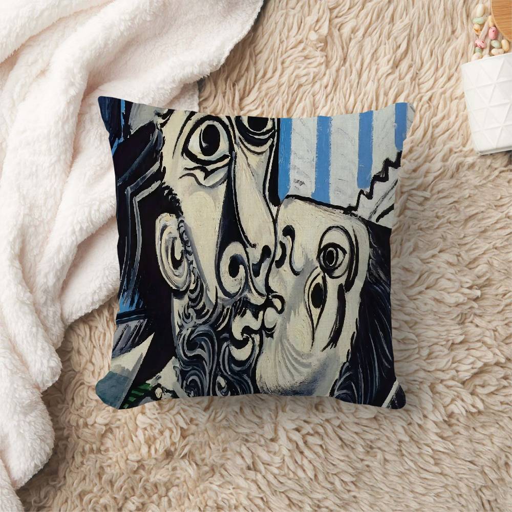 

PPicasso Style Painting Cushion Cover Pillowcase Upholstery Sofa Throw Pillow Home Decor Pillowcas 30x30 cm