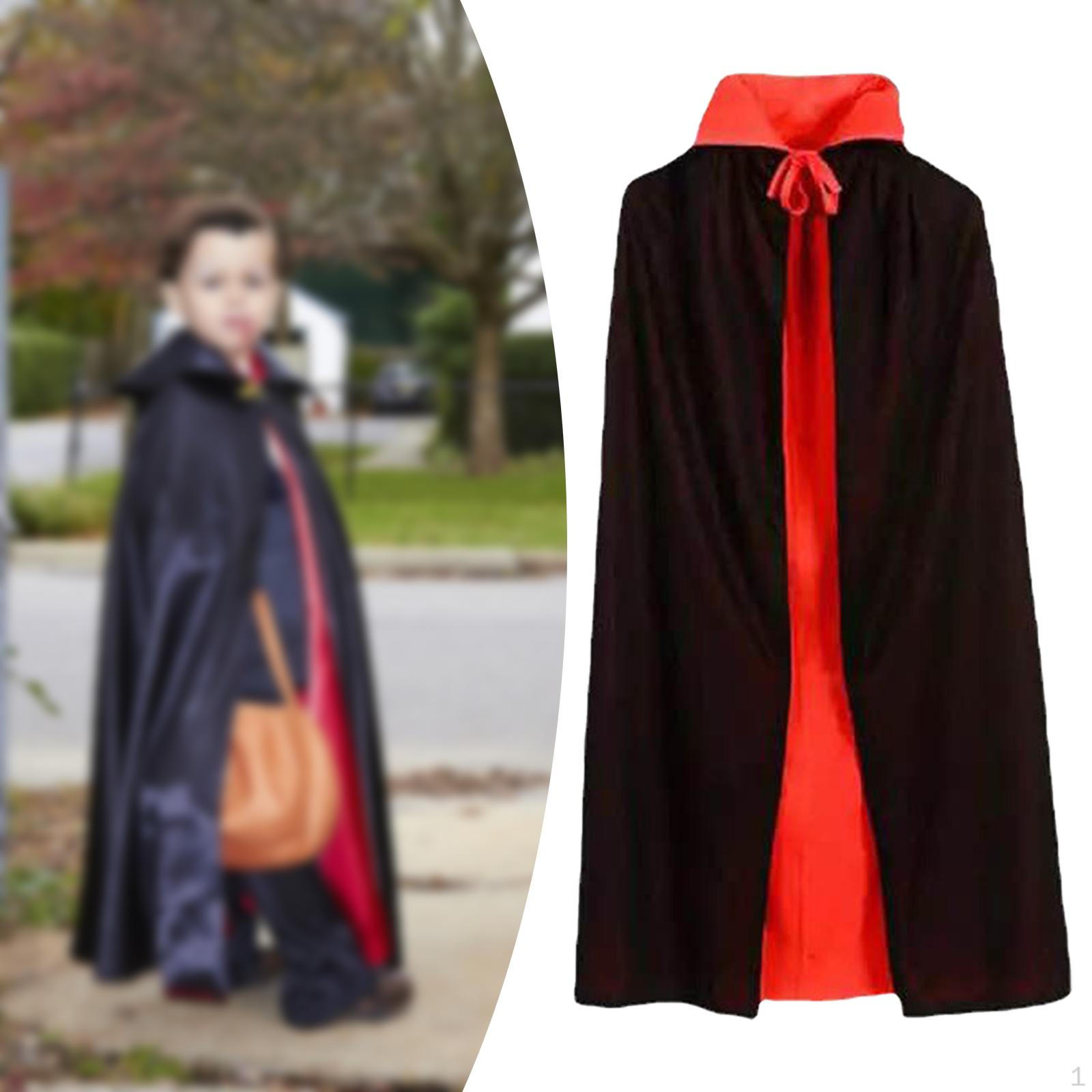 

Хэллоуин Плащ для Детей Ведьмина Накидка Косплей Вечеринка Одевание Сценическое Представление 90cm