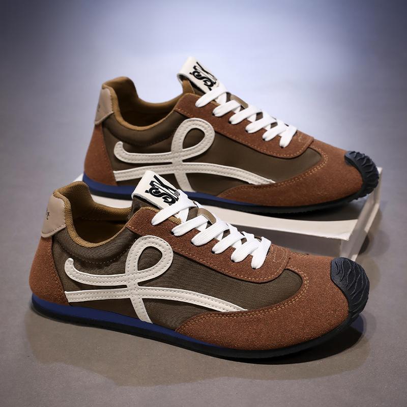 Spring new men's casual retro sports board shoes lightweight soft-soled Forrest Gump shoes breathable versatile little white shoes men's shoes