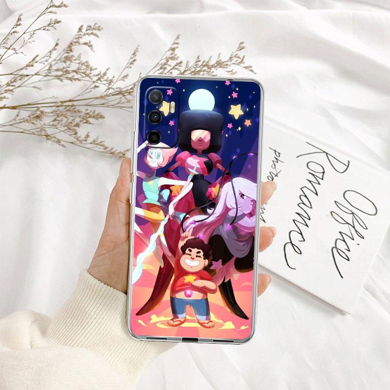 IK59 S-Steven U-Universe Transparent Phone Case for Motorola Moto G7 G8 G9 G84 G85 G73 G24 G15 Z2 Play Power Plus