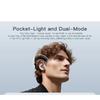 KIESLECT Adjustable Earbuds IPX4 Wireless Bluetooth 5.4 TWS Sport Earphones with Noise Reduction And AI Assistant Waterproof