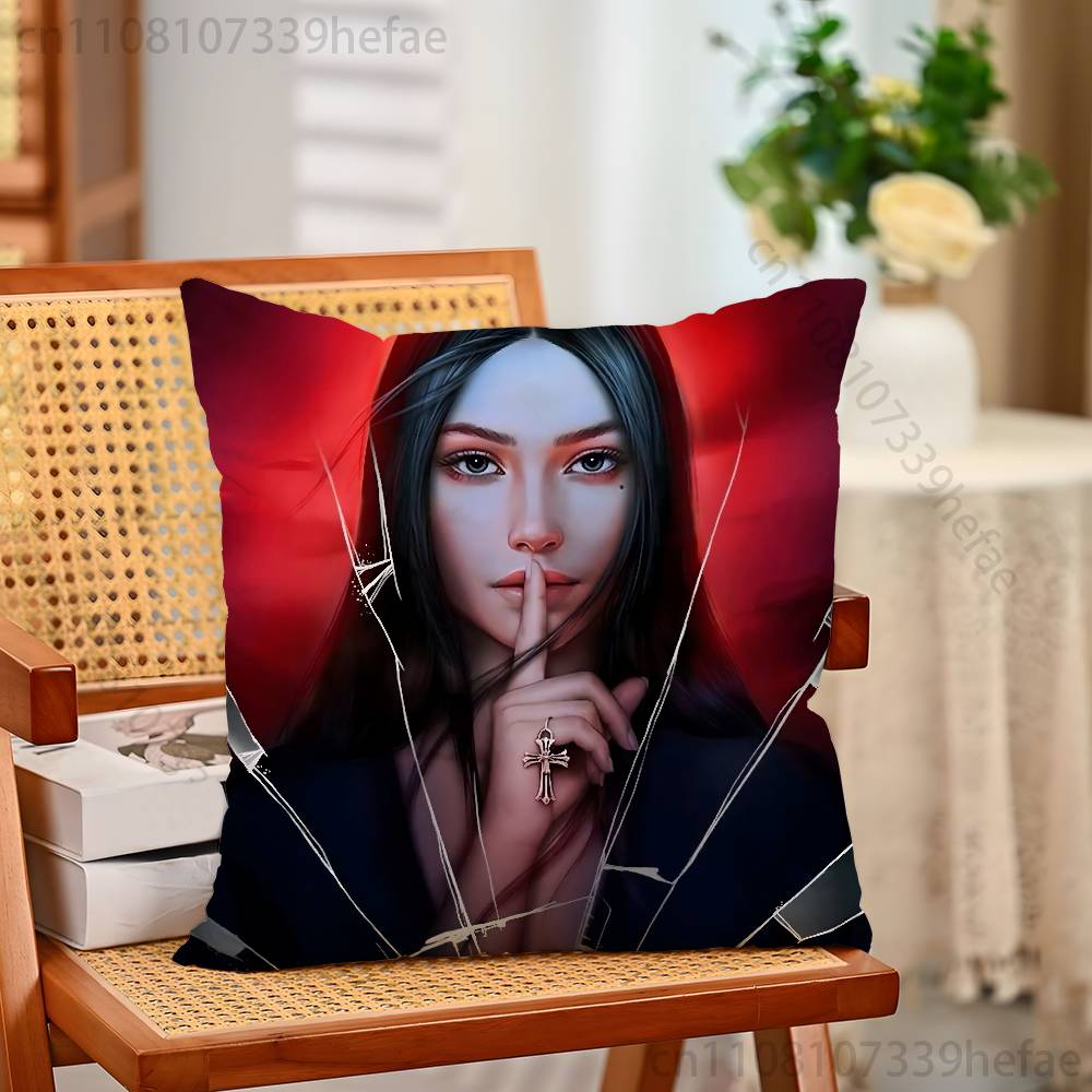 Game Romance Clubs Pillow Cases for Bedroom Living Room Sofa Home Decor Polyester Cushion Cover with Zipper