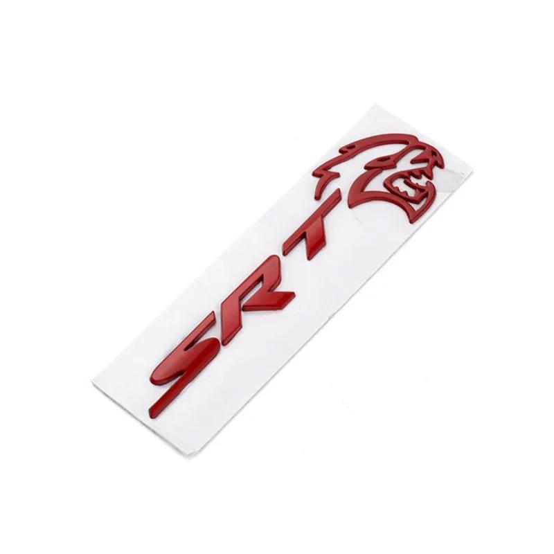 3D Metal Car Body Sticker Rear Trunk Emblem Decoration for Dodge SRT Badge RAM AVENGER CALIBER CARAVAN Challenger CHARGER NITRO U666