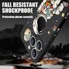 Cartoon Astronaut Pattern Lanyard Case For iPhone 17 Pro Max Funda iPhone 16 15 14 13 Pro Max 11 16E 17E Soft Silicone Cover