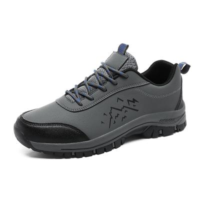 Fashion Spring and Autumn Anti-slip Wear-resistant Men's Outdoor Hiking Shoes 2024 New Casual Sports Shoes Men's Lace-up Walking Shoes