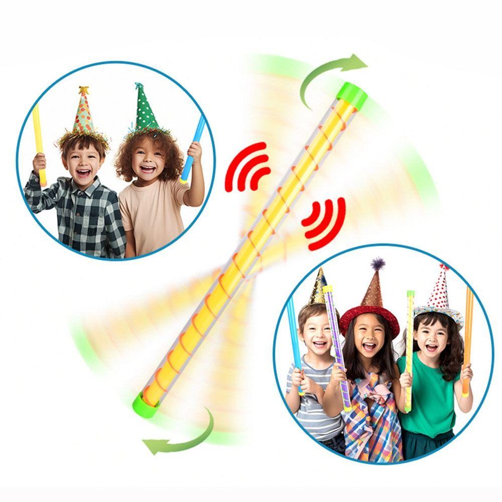 Plastic Shake Farting Tube Prank Kids Toys Noise Maker Toys Simple Giggle Stick  Party Supplies