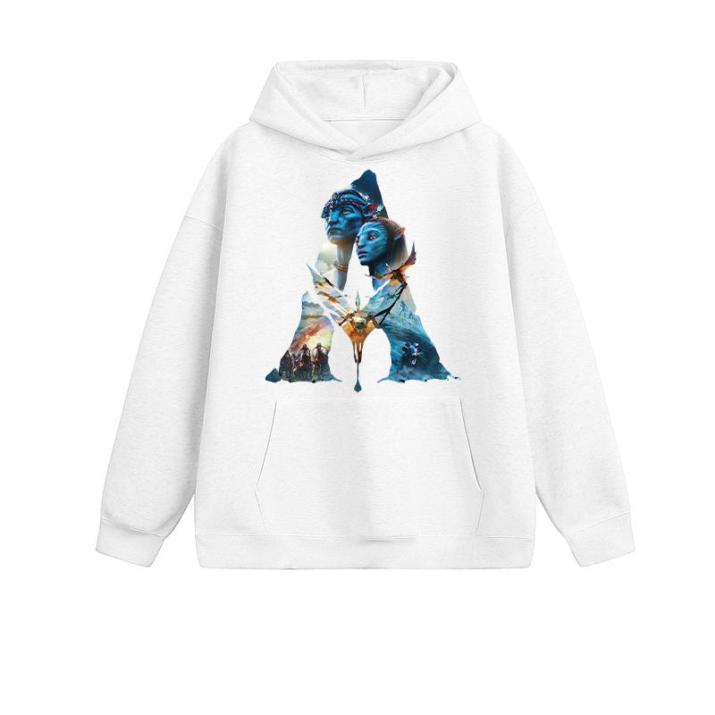 

2025 New autumn and winter long-sleeved printed hoodie with character design, a neutral and casual long-sleeved top M