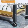 Dish Rack Kitchen Countertop 2/3 Layer Tableware Storage Rack Multifunctional Integrated Dish Rack Large Capacity Space Saving