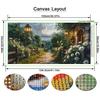 Streetlights Paths Scenery Houses Large Size Diamond Painting Landscape Diy Full Square Round Drill Rhinestone Embroidery Mosaic Cross Stitch Kits