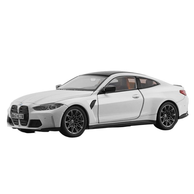 

23.01 BMW M4 G82 THE M4 Суперкар Литая Модель Автомобиля Игрушка Литье Под Давлением Звук и Свет Автомобильные Игрушки Транспортное Средство белый