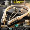 2026 Bluetooth Neckband Earphones: Ultra-Long Battery, Wireless, Noise Cancelling, Sport Design.