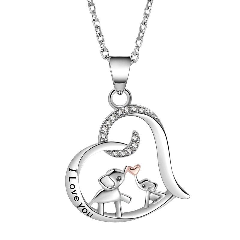Eternal Heart Delicate Clavicle Necklace For Women Versatile Birthday Gift Elegant Pendant Jewelry Accessory