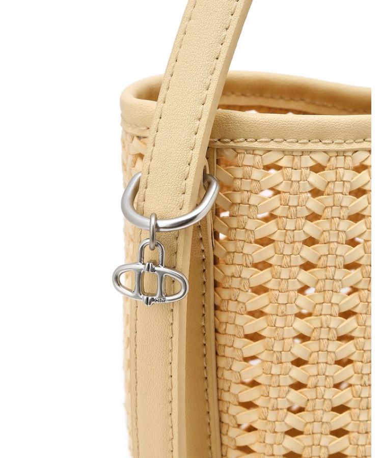 Athe Vanessabruno [Panier] Butter Panier Mesh Shoulder Bag L Aaba6E841Y1