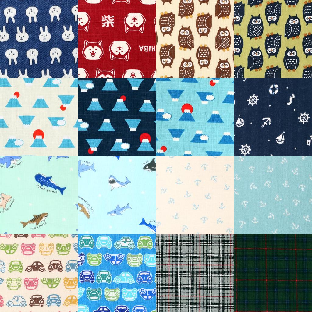 Handkerchief Assortment with Bonus Tote Made in Cotton Gauze Rabbit Pink Girls Set [cluster] Kids' (22 count) Bag, Japan, 100% Handkerchiefs/Balloon