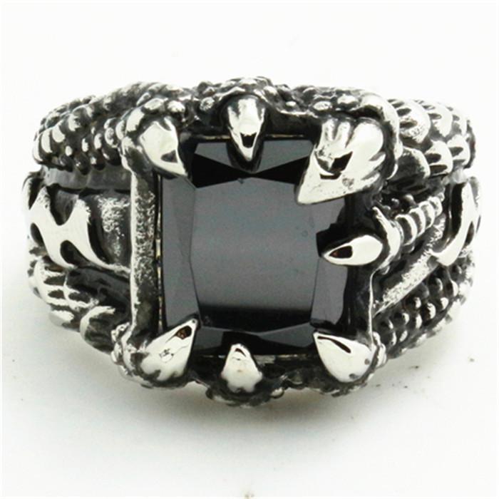 Size 8-18 Huge Cool Dragon Claw 316L Stainless Steel Cool Man Hot Selling Punk Ring