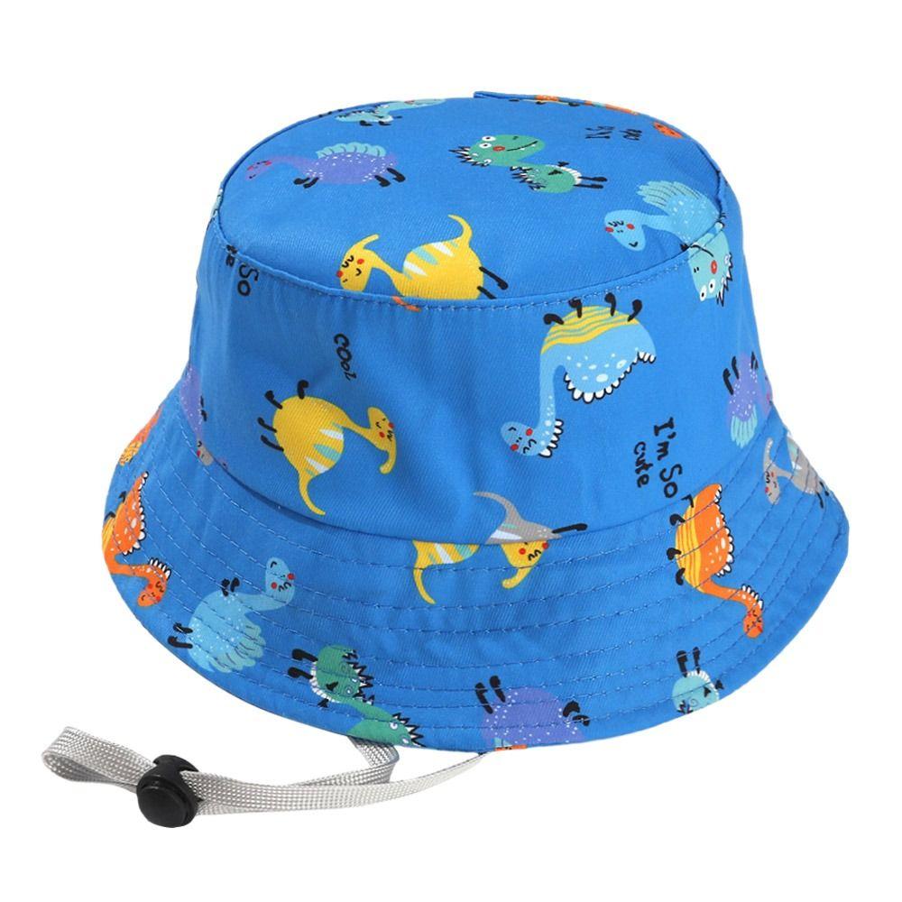 UV Protection Sun Cap Cotton Polyester Beach Cap Outdoor Kids Bucket Hat  Kids
