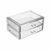 Clear Multi-Drawer Unit Removable Drawers Miniature Drawer Chest Transparent Design Debrisresistant for Makeup Users
