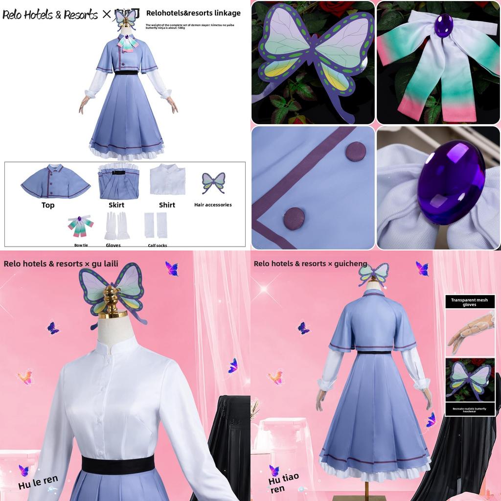 Demon Slayer Cosplay Outfit With Polyester Material For Game And Anime Fans