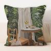 "Artistic Wine & Grapes Leisure Throw Pillow Cover"