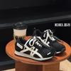 American Retro Forrest Gump Shoes Women's Ins Tide 2025 Early Autumn New Niche Color Matching Waffle Shoes Casual Sports Shoes Women