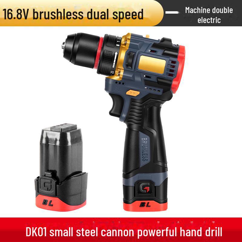 

Трансграничная многофункциональная бесщеточная литиевая ударная дрель DK01 One machine and two batteries