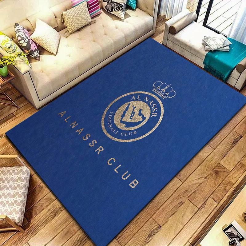 Al-Nassr FC Carpet Rug for Living Room Bedroom Home Sofa Decoration,Kids play Non-slip Floor Mat
