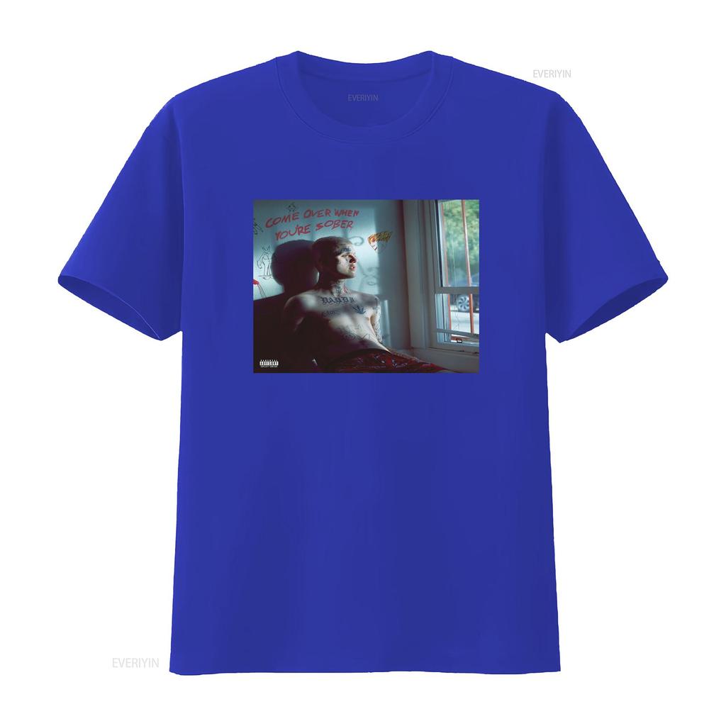 LIL PEEP T SHIRT Come Over When Youre Sober Pt 2 Vinyl Cover SMALL MEDIUM L XL Vintage Washed Top For Everyday Wear Slightly