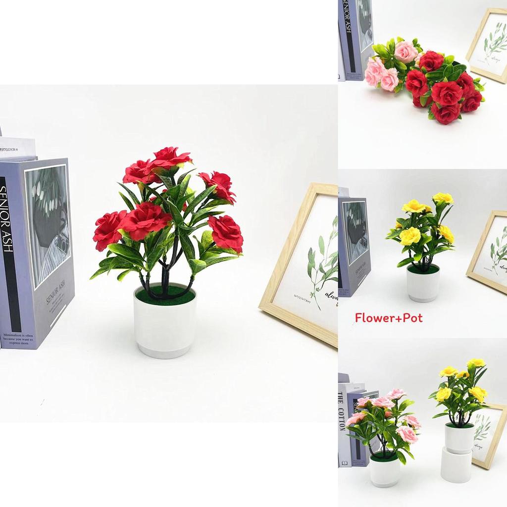 Rose Bouquet Artificial Plant For Home Decor And Wedding Gifts With Realistic Plastic Flowers