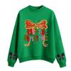 Women's Fashion Casual Round Neck Long Sleeve Christmas Printed Sweatshirt