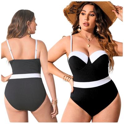 One-Piece Push Up Black Shaping Pin Up Swimsuit