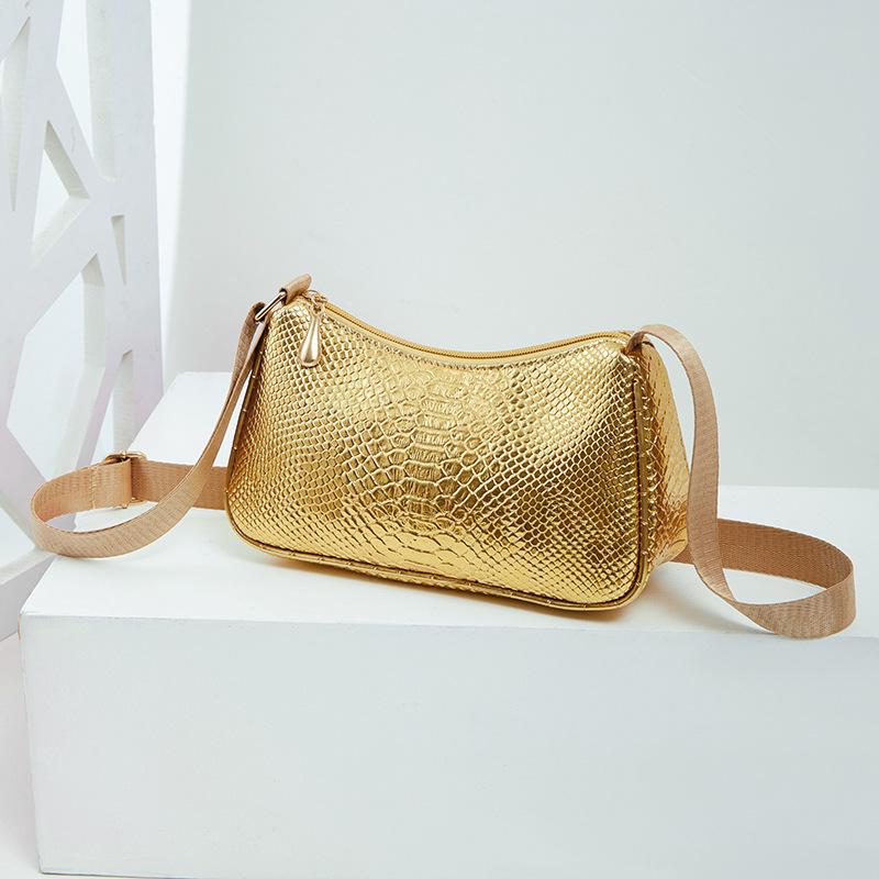 New western style mobile phone bag snake pattern shoulder bag