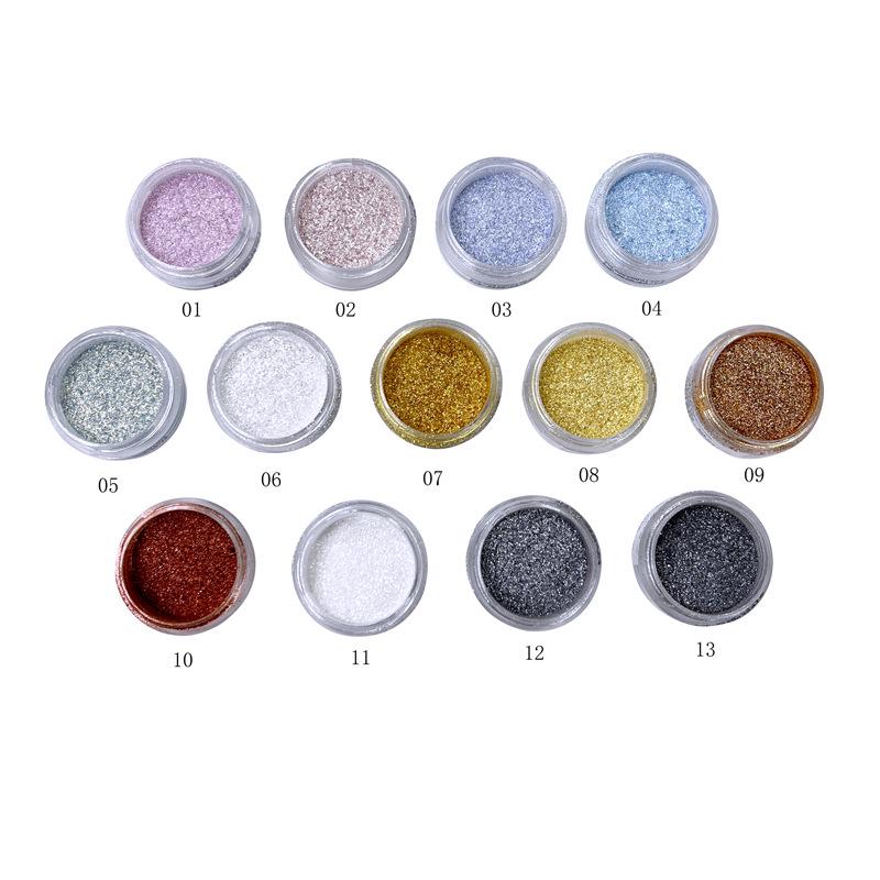 Alpha Glitter Shimmer Powder: Brightening Highlighter for Stage, Bridal Makeup & Nail Art