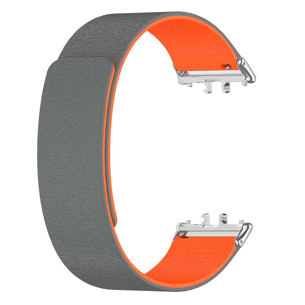 Two Tone Silicone Band For Samsung Galaxy Watch Fit 3 Magnetic Sport Strap For Galaxy Watch Fit 3 Smartwatch Elastic Bracelet