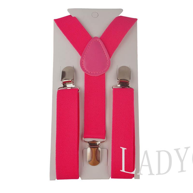 Soild Color Children Belt Baby Boys Girls Suspenders Clip-on Y-Back Braces Elastic Kids Adjustable suspenders suspenders