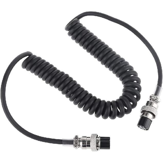 8Pin Female to 8 Pin Female Aviation Microphone Mic Cable for Transceiver MC-60 MC-60A MC-90 TS-2000