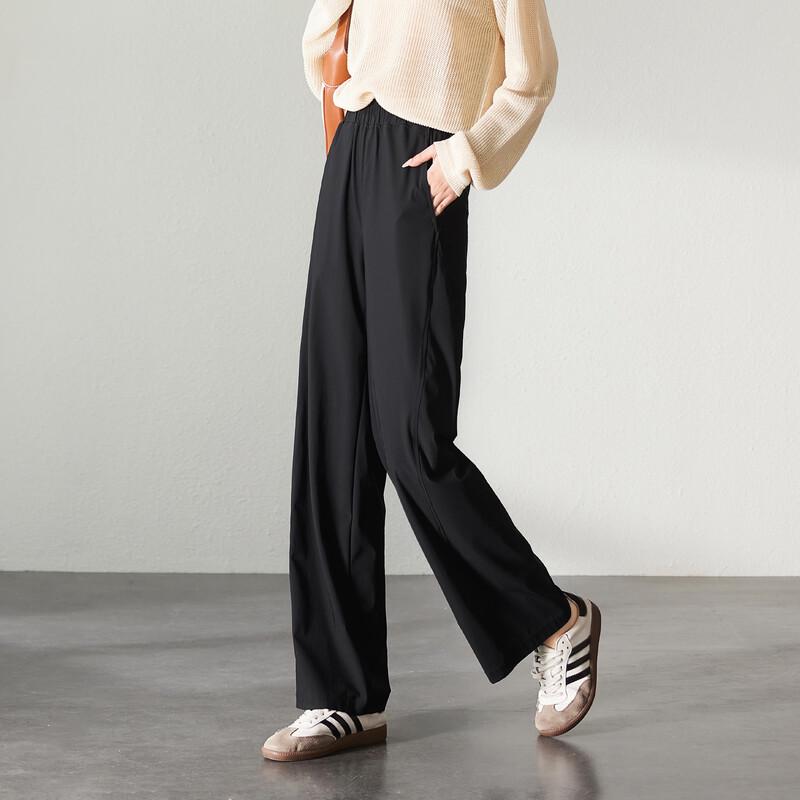 SOFSIL 2026 Spring High-Waist Wide-Leg Pants