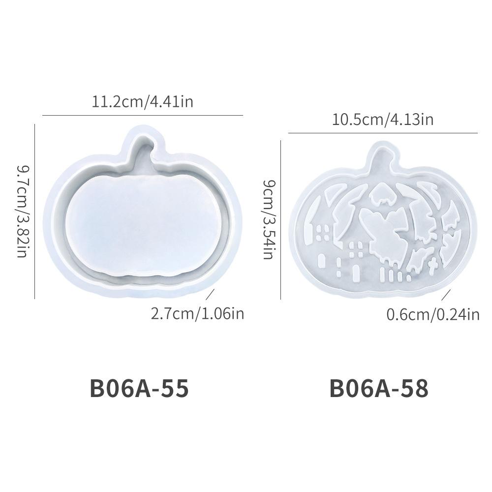 Nová forma DIY silikonová forma na Halloween úložný box atmosférické světlo vydlabaná dýně duch domácí dekorace figurka forma