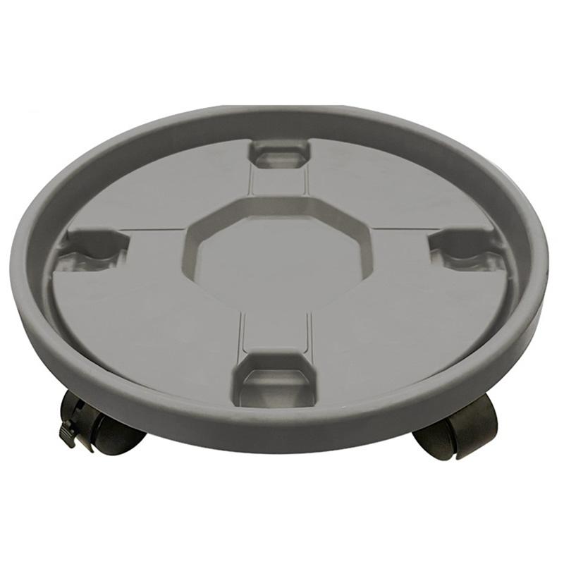 ABFS Large Thickened Round Flowerpot Tray Heavy Flowerpot Mobile Cart Bracket Portable And Practical Gardening Tools