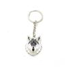 Cute Animal Pet Dog Wolf Keychain Puppy Dog Golden Retriever Metal Keyring Hanging Backpack Pendant Decorative Ornament Gifts