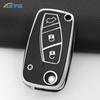 TPU Car Remote Key Case Cover For For Fiat 500 Panda Stilo Punto Doblo Grande Bravo 500 Ducato Minibus Key Chain Accessories