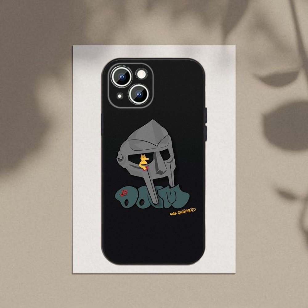 

MF DOOM Rapper Phone Case Phone Case For Apple iPhone 15,14,13,12,11,XS,XR,X,8,7,Pro,Max,Plus,mini Silicone Black Cover iPhone8