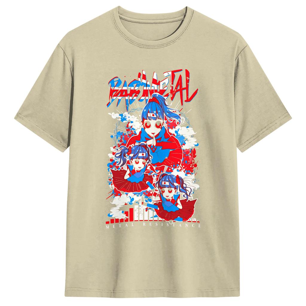 Babymetal World Tour 2026 T Shirt Beach  Cotton T Shirts For Male Hipster Design Tee Shirt ShortSleeved Streetwear Clothing