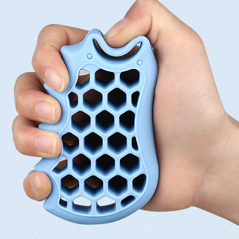 Silicone honeycomb gripper finger exerciser